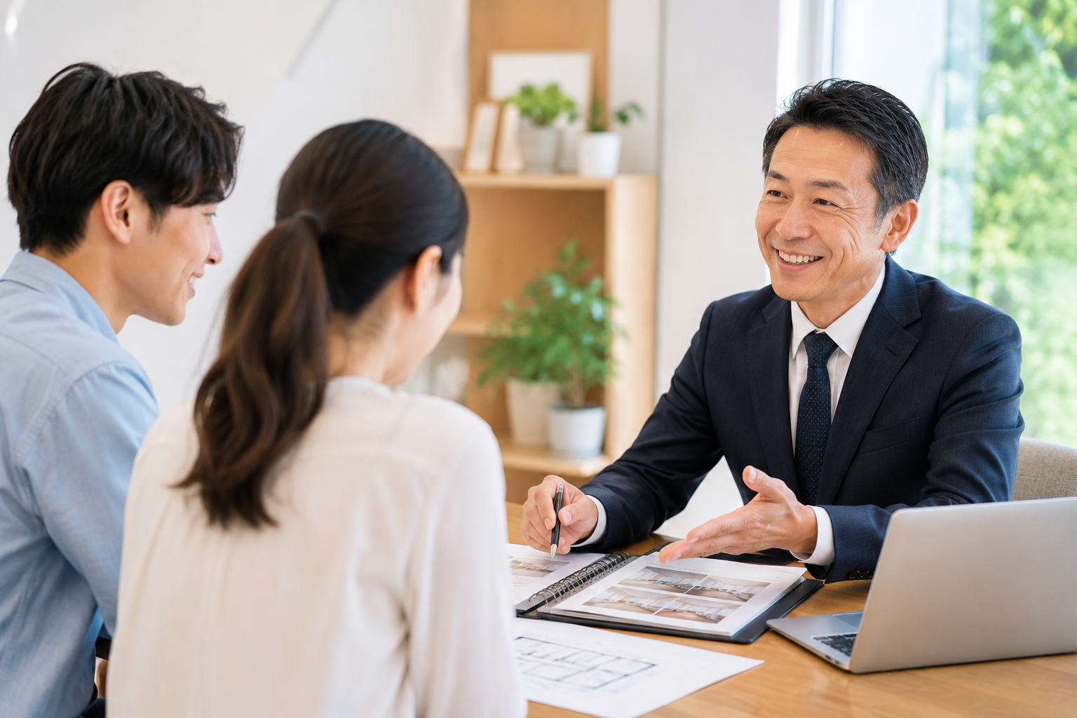 経験豊富な担当者との打ち合わせ