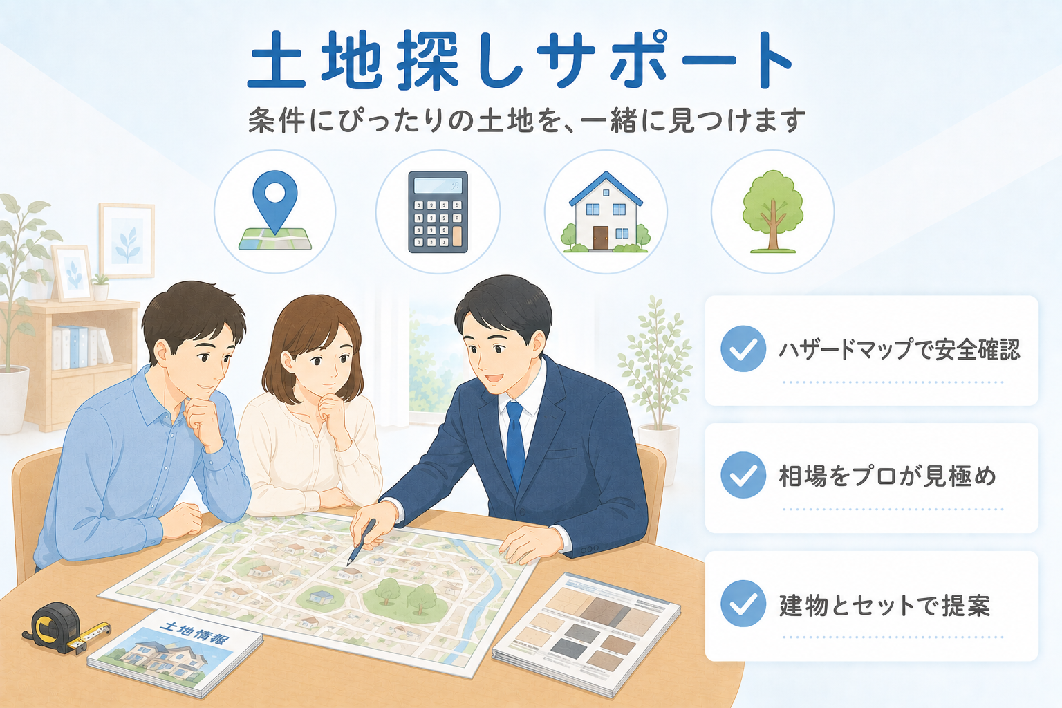 土地探しサポート