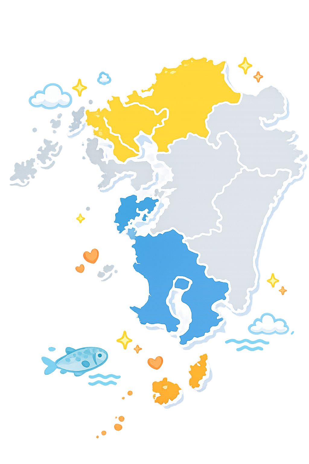九州地図
